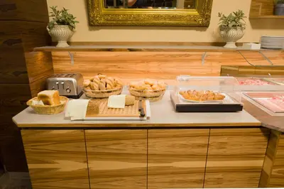 Essen im Hotel oder in der Nähe