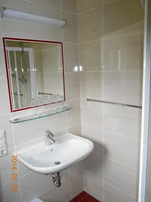 Ein Badezimmer in der Unterkunft Pension Da Capo