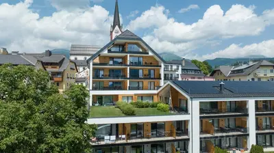 Ein allgemeiner Bergblick oder ein Berglick von der Ferienwohnung aus