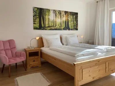 Ein Bett oder Betten in einem Zimmer der Unterkunft Haus Werner