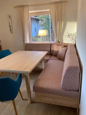 Ein Sitzbereich in der Unterkunft Haus Werner