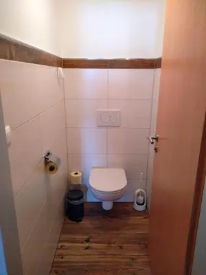 Ein Badezimmer in der Unterkunft Ferienwohnung Boahof