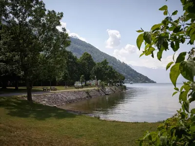 Naturlandschaft in der Nähe der Villa