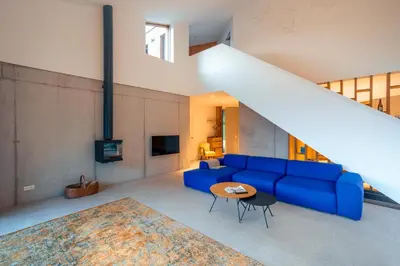 Ein Sitzbereich in der Unterkunft Haus Moosberg - Erholung bei Seeblick und Ruhe