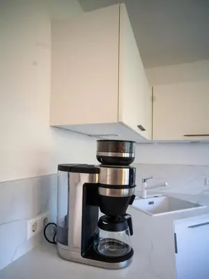 Küche/Küchenzeile in der Unterkunft Apartment Bachweg