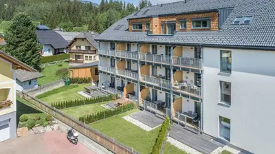 Das Gebäude in dem sich die Ferienwohnung befindet