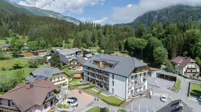 Ein allgemeiner Bergblick oder ein Berglick von der Ferienwohnung aus
