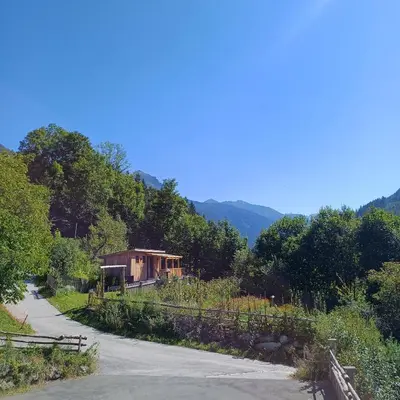 Naturlandschaft in der Nähe des Campingplatzes