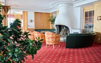 Ein Sitzbereich in der Unterkunft Heart Hotel Aurora