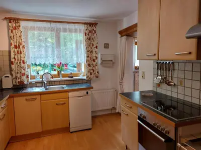 Küche/Küchenzeile in der Unterkunft Ferienhaus Aigner