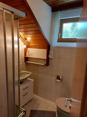 Ein Badezimmer in der Unterkunft Ferienhaus Aigner
