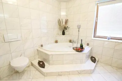 Ein Badezimmer in der Unterkunft Naturtalente Berghaus - Apartment 2