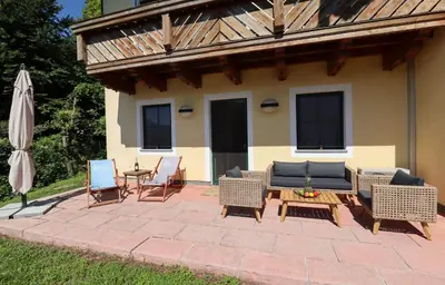 Ein Garten an der Unterkunft Naturtalente Berghaus - Apartment 1