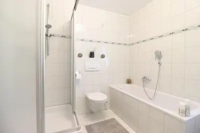Ein Badezimmer in der Unterkunft Naturtalente Berghaus - Apartment 1