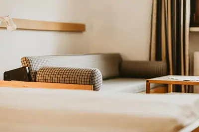Ein Bett oder Betten in einem Zimmer der Unterkunft Hotel Kernwirt
