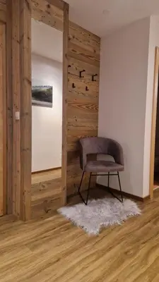 Ein Sitzbereich in der Unterkunft Haus Gumpold 2