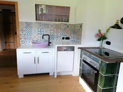 Küche/Küchenzeile in der Unterkunft Ferienhaus Asterbach