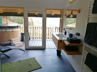 Küche/Küchenzeile in der Unterkunft Ferienhaus Asterbach