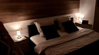 Ein Bett oder Betten in einem Zimmer der Unterkunft Residenz Bergjuwel