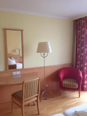 Ein Sitzbereich in der Unterkunft Peterwirt