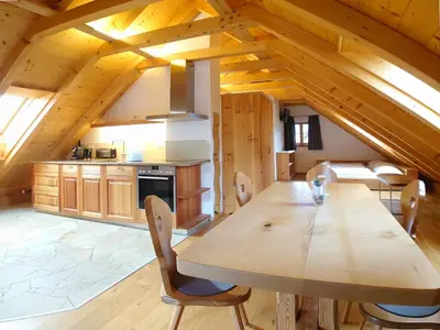 Küche/Küchenzeile in der Unterkunft Hochgolling Loft