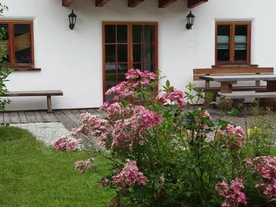 Ein Garten an der Unterkunft Hochgolling Loft