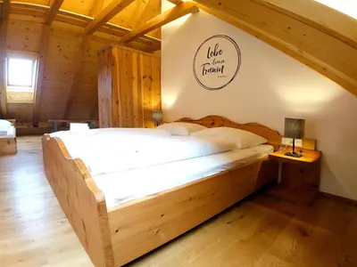 Ein Bett oder Betten in einem Zimmer der Unterkunft Hochgolling Loft