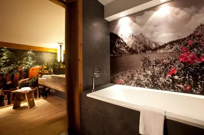 Ein Badezimmer in der Unterkunft Sonnenseite Filzmoos