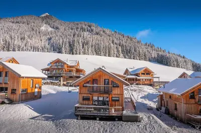 Naturlandschaft in der Nähe des Chalets