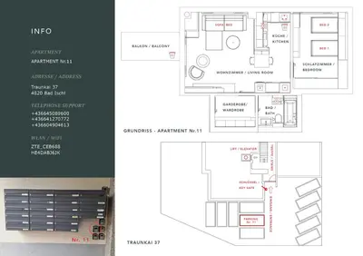 Grundriss der Unterkunft Royal Retreat - ŠARAC Apartment