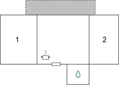 Grundriss der Unterkunft Ferienwohnung Im Walserhaus