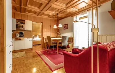 Küche/Küchenzeile in der Unterkunft Ferienwohnung Im Walserhaus