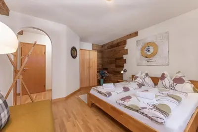 Ein Bett oder Betten in einem Zimmer der Unterkunft Hauskitz