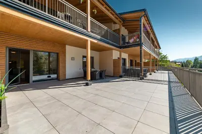 Ein Balkon oder eine Terrasse in der Unterkunft Mountain Apartments - by myNests