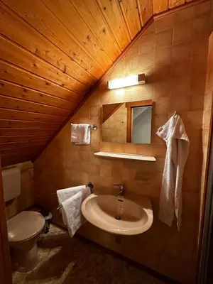 Ein Badezimmer in der Unterkunft Klöckhof