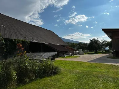 Naturlandschaft in der Nähe des Bauernhofs