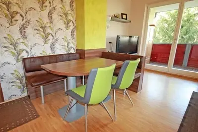 Ein Sitzbereich in der Unterkunft Apart 15 by Alpenidyll Apartments