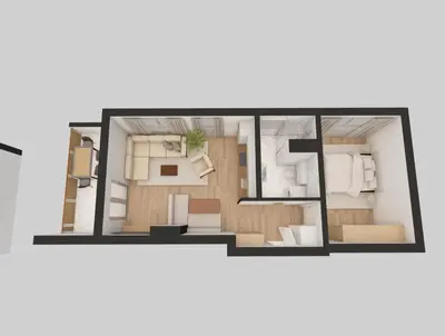Ein Sitzbereich in der Unterkunft Apart 15 by Alpenidyll Apartments