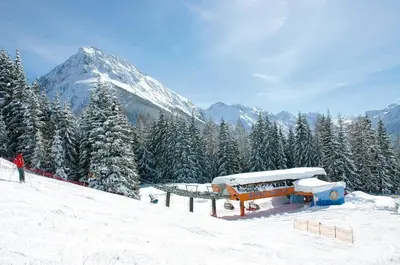 Haus Grader im Winter