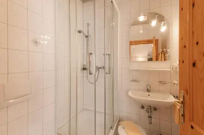Ein Badezimmer in der Unterkunft Hotel Käferhube