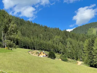 Naturlandschaft in der Nähe des Chalets
