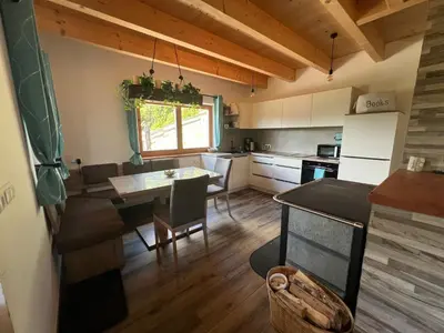 Küche/Küchenzeile in der Unterkunft Reiterbauer Chalet