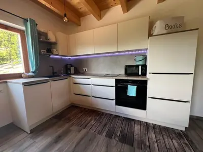 Küche/Küchenzeile in der Unterkunft Reiterbauer Chalet
