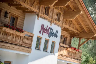 Ein Balkon oder eine Terrasse in der Unterkunft Frühstückspension Klockhof
