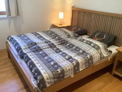 Ein Bett oder Betten in einem Zimmer der Unterkunft Steinadler Gamsleiten FL - Skiing Holiday in Obertauern