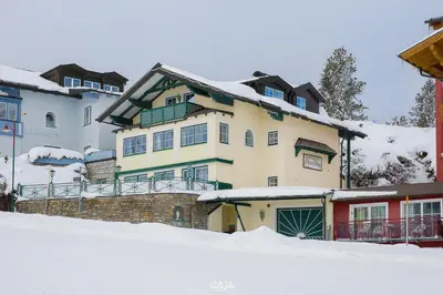Das Gebäude in dem sich die Ferienwohnung befindet