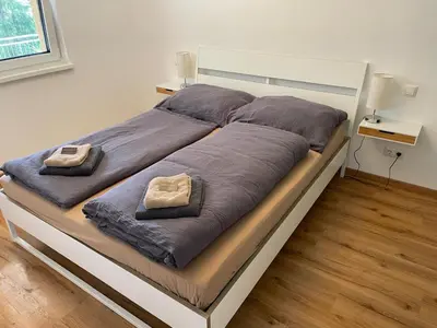 Ein Bett oder Betten in einem Zimmer der Unterkunft Salzkammergut View