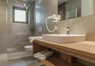 Ein Badezimmer in der Unterkunft Unser Hoamat Appartement