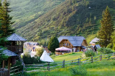 Naturlandschaft in der Nähe der Ferienwohnung