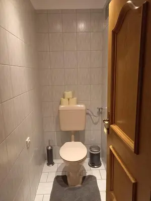 Ein Badezimmer in der Unterkunft Ferienwohnung Marlene